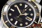Rolex Submariner 116613 Diam YG/SS Blk BP V2 SP Asia 3135