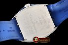 Franck Muller Vanguard Mens V45 Diams SS/LE/RU Blue Diam ABF Asia 2824