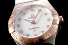 OMEGA CONSTELLATION 123.20.27.60.55.001 27MM 1376F QZ OM009