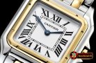 Cartier Panthere Secrete De Ladies SS/YG White KOR Swiss Qtz