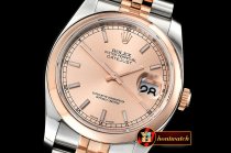 RDJ0306B - Datejust 36mm Smt RG/SS Rose Gold/Stk ARF Asia SH3135