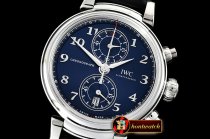 IWC Da Vinci Chronograph Laureus Ed SS/LE Blue ZF A7750