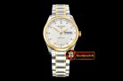 LON016B -Longines Master Collection DayDate YG/SS LGF Wht A2836