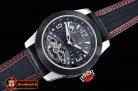 JAEGER LE COULTRE AMVOX3 Tourbillon GMT SS/LE Black/Red Asia 23J