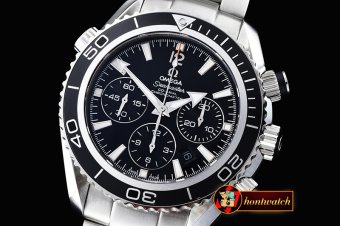 OMG0457A - Planet Ocean Chrono SS/SS Black JHF A-7750