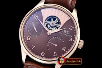 IWC Portugese Mystere Tourbillon RG/LE Brown Asia 21J