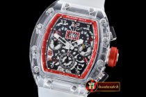 RM082J - RM011 Felipe Messa Big Date Sapphire Limited Red A-7750