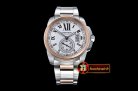 Best Quailty Cartier Cartier De Calibre RG/SS White JF Miyota 82