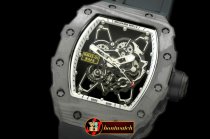 RM078C - RM-035 Rafael Nadal Tourbillon PVD/RU/Wht Custom Skelet