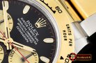 Rolex Daytona 116523 YG/SS Blk/Gold Stk OMF A7750 Mod