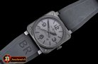 BELL & ROSS BR03-92 Phantom PVD/RU Grey V2 Miyota 9015