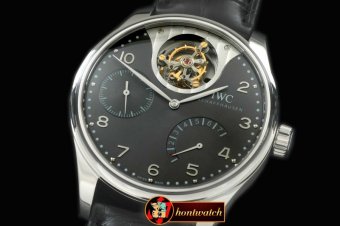 IWC0249B - Portugese Mystere Tourbillon SS/LE Black Tourbillon
