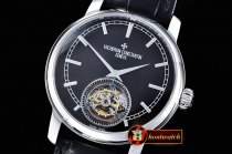 VACH. CONSTANTINE Traditionnelle Tourbillon SS/LE Black - Asia H