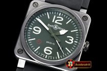 Bell Ross BR03-92 CER/RU Green Miyota 9015