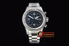 Oris Swiss Hunter Team SS/SS Black Jap Qtz Chrono