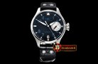 IWC Big Pilot Ltd Ed Alexei Nemov SS/LE Blk/Blue ZF A521111