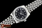Rolex Datejust DJ 36mm Jub Flt 904L SS/SS Black Roman ARF A3135 Mod
