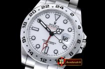Rolex Explorer II Ref.216570 SS/SS Wht BP A3187 Mod