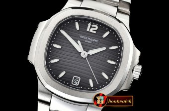 Patek Philippe Nautilus 7018 Ladies 33mm SS/SS Grey PF MY9015
