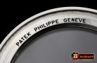 Patek Philippe Nautilus Jumbo 5711 SS/SS White/Stk PPF MY9015 Mod