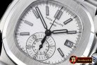 PP0200B - 5980 Nautilis Chrono SS/SS White BP A-7750