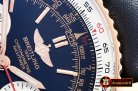 Breitling Navitimer B01 RG/LE Blue/Wht JF A7750 Mod