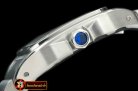 CAR0316B - Men Santos 100 SS/SS White Asian Eta 2824-2