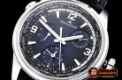 Jaeger Le Coultre Polaris Geographic WT LE SS/LE Blue Miyota 9015 Mod