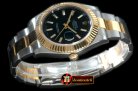 RDJ0255A - SS/YG TT Black Swiss Eta 2836/3135