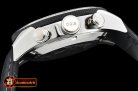 Oris Calobra Chronograph Ltd Ed SS/LE Silv Wht Jap Qtz