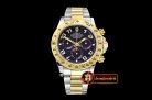 Rolex Daytona 116523 YG/SS Blue Num OMF A7750 Mod