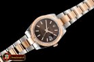 Rolex Datejust DJ2 41mm Oyst Flt 904L RG/SS Brwn/Stk ARF Asia 2824