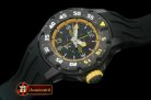 RM074C - PVD Black/RU Black/Yellow Asian 7751 Decorated