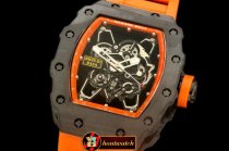 RM077B - RM-035 Rafael Nadal Tourbillon PVD/RU/Org Custom Skelet