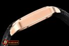 Cartier Santos De Cartier 2018 Mens RG/LE Wht Swiss Qtz