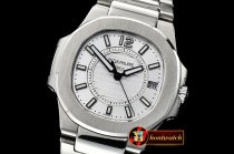 Patek Philippe Nautilus 7010 Ladies SS/SS White - Swiss Qtz