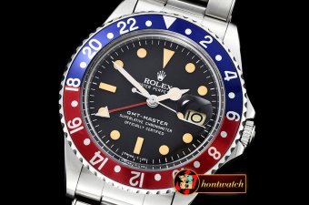 Rolex GMT Master Ref.1675 Blue/Red SS/SS Swiss 2836 Mod
