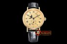 BRE083C -Classique MoonPhase Ref.3300 Diam YG/LE Gold MY9015 Mod