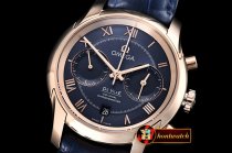 Omega De Ville Chronograph Cal.9300 RG/LE Blue JHF A7750
