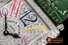 Franck Muller Long Island 952QZ DIAM/SS/LE (Grn) Color GF Swiss Qtz
