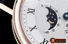 BRE063B - Classique SS Moonphase RG/LE White Miyota 9015