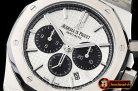 Audemars Piguet Royal Oak Chronograph 26331ST SS/SS Wht/Blk OMF A7750