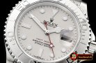 Rolex YachtMaster Mens 116622 904L SS/SS Grey GMF Asia 3135