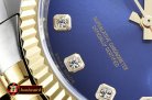 Rolex DateJust Jub Flt YG/SS Dark Blue Diam BP A3135 Mod
