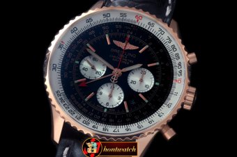 BSW0286B - Navitimer GMT RG/LE Black A-7750