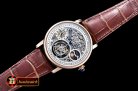 Cartier MoonPhase RG/LE Skeletonal White - Asia HW Tourbillon