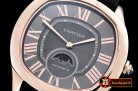 Cartier Drive De Cartier MoonPhase RG/LE Black Jap Qtz