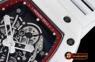 Richard Mille RM055 Bubba Watson CER/VRU Wht Sk Red KVF MY8215 Mod