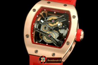 RM065A - Bubba Watson Tourbillon RG/RU Red Swiss Qtz
