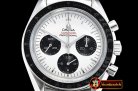 Omega Speedmaster Speedy Tuesday SS/SS Wht/Blk OMF Venus 75